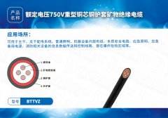 新型防火電纜系列BTTVZ